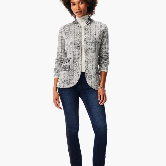 NIC and ZOE FROSTY KNIT BLAZER - Sz M- NWOT - Picture 3 of 4